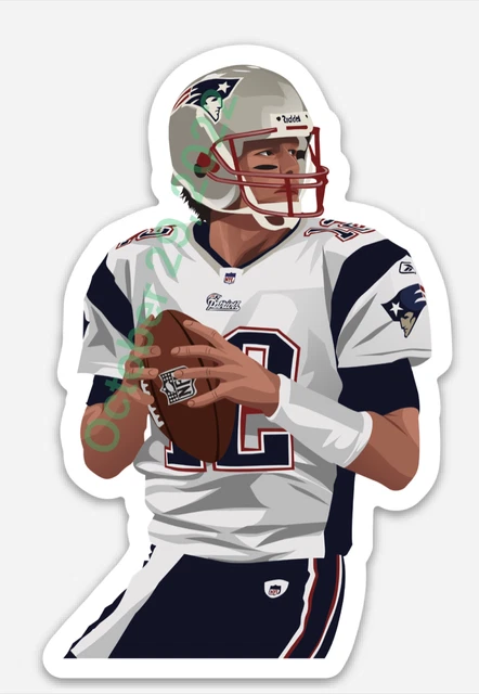 NEW ENGLAND PATRIOTS SUPER BOWL LI CHAMPIONS LOGO CUT DECAL PERFECT FOR WINDOWS - Foto 8