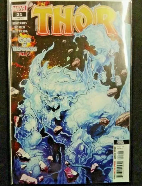Thor #21 God of Hammers Pt 3 2ND PRINT Marvel 2022 VF/NM Comics