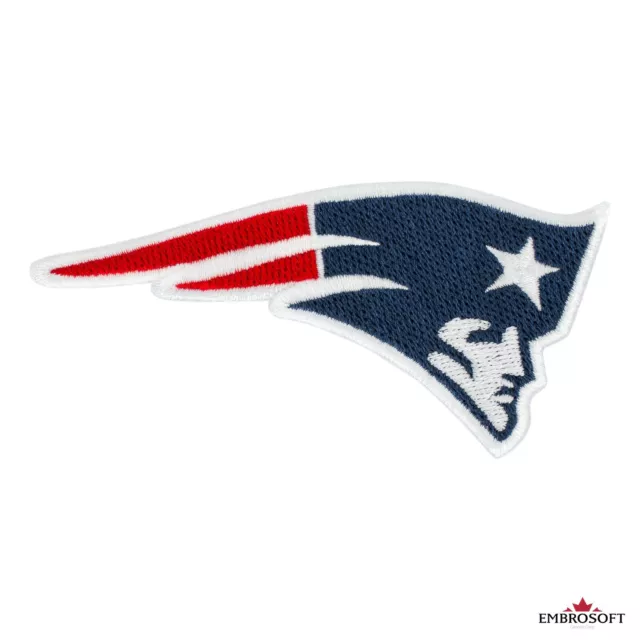 New England Patriots Patch, American Football Team Logo, Embroidered Sports