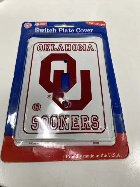 Switch Plate Covers Football Teams Outlet Oklahoma Sooners Collegiate Product