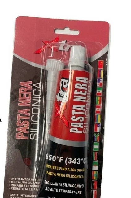 Guarnizione Siliconica Grigia Pasta Mastice Alte Temperature Motore Auto Sus - Foto 9