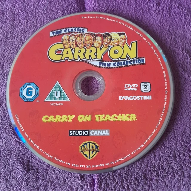 CARRY ON TEACHER DVD Disc Only VGC free postage £1.99 - PicClick UK