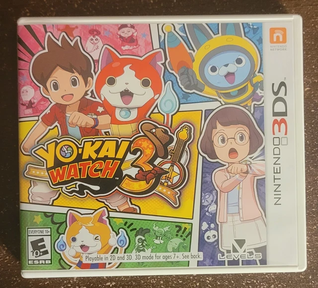 Yo-Kai Watch 3 (Nintendo 3DS, 2019) CIB English Version USA