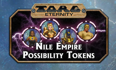 Torg Eternity RPG: Nile Empire Possibility Tokens ULIUNA10048 $19.99 Value