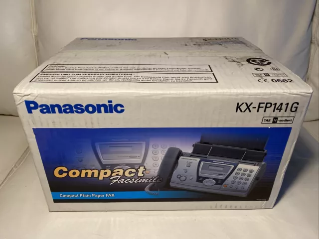 PANASONIC KX-FP141G FAX FAXGERÄT TELEFON NEU in OVP NEW, 2 JAHRE GARANTIE