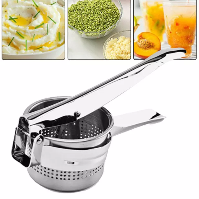 Stailess Steel POTATO RICER MASHER Fruit Vegetable Press Potatoe Gnocchi Presser