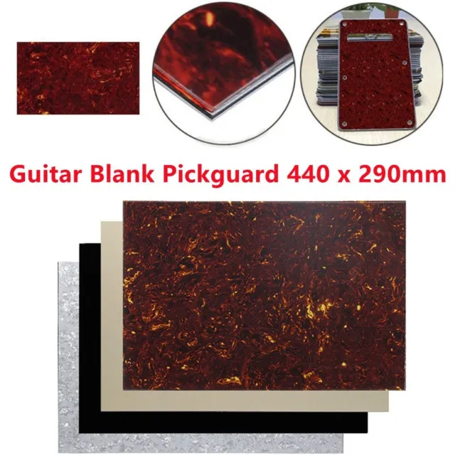 Premium Quality Blank Pickguard Sheet For Electric Guitar,44x29cm 3-Ply