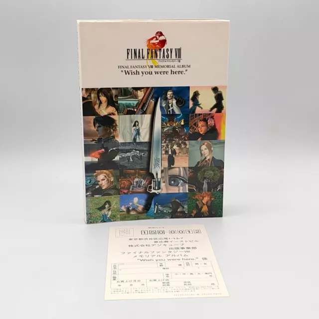 Final Fantasy 8 Memorial Album Art Book 1999 PlayStation PS1 DigiCube SQUARE