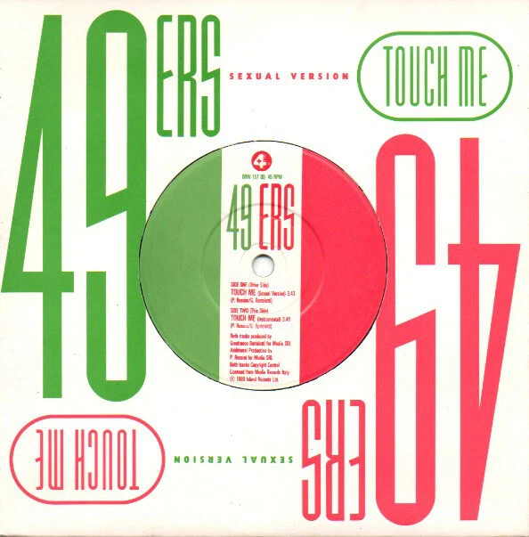 49ers - Touch Me - Used Vinyl Record 7 - P7294S