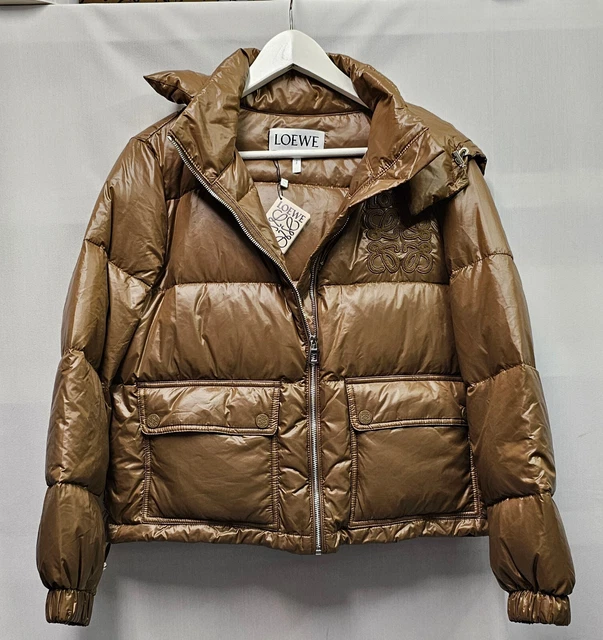 Puffer Down Loewe Jacket Crafted in Lightweight Nylon Size M/Fr38/Us6/Uk10