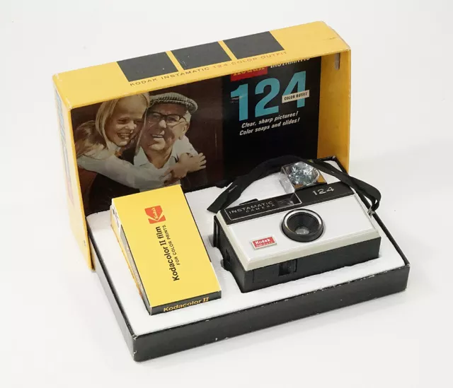 Kodak INSTAMATIC 124, Avec Boîte Et Boîte De Film (Expiré En 1985)/ 219815