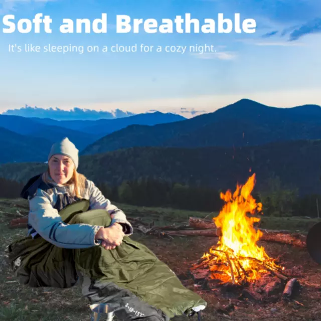 Outdoor Camping Thermal Sleeping Bag Emergency Survival Hiking Blanket Gear New 3