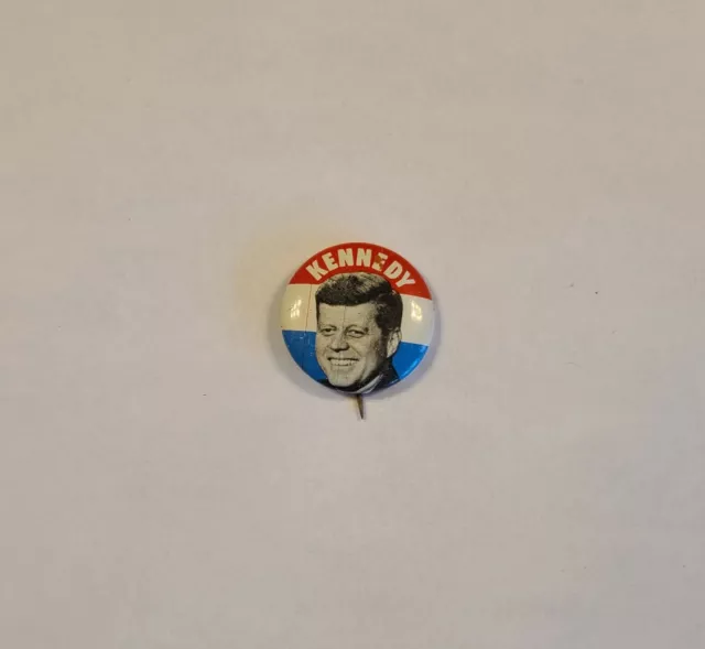 Vintage 1960 JFK Kennedy Presidential Campaign Political Election Button Pin