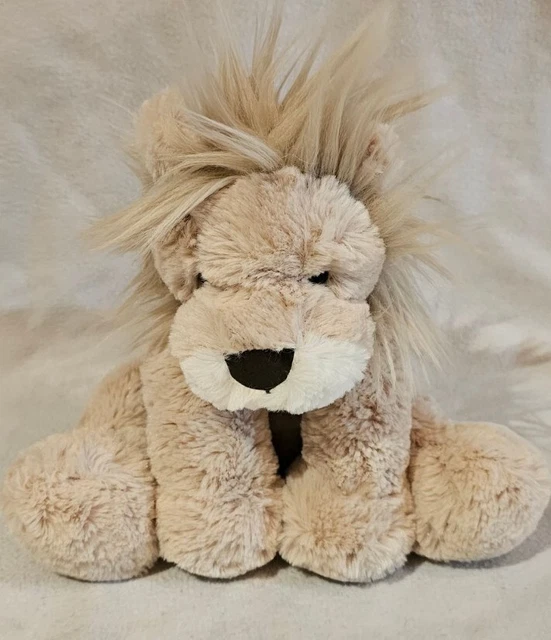 THE LITTLE WHITE Company Rory Lion 9” Soft Toy Plush Comforter Beanie