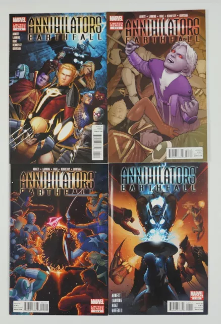 Annihilators: Earthfall #1-4 FN/VF complete series ROCKET RACCOON  GROOT set 2 3