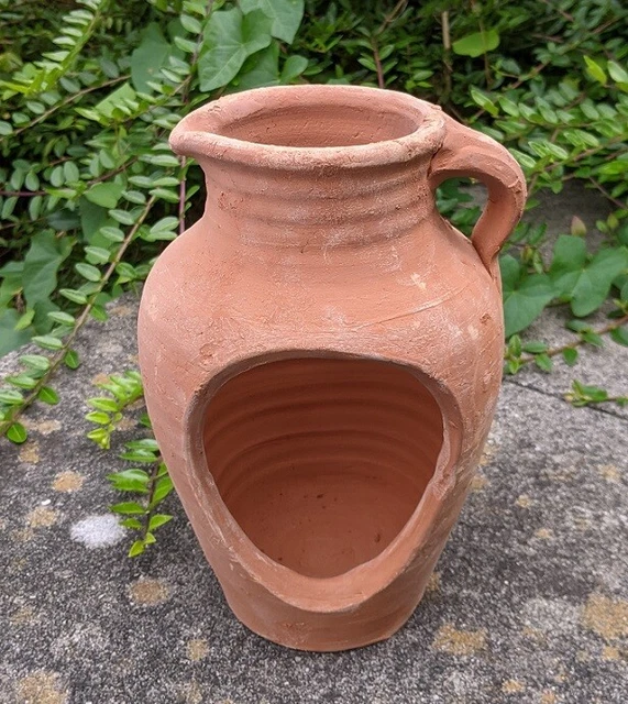 AMPHORE CA 25 cm aus Terracotta Terrakotta Vase Wasserlauf