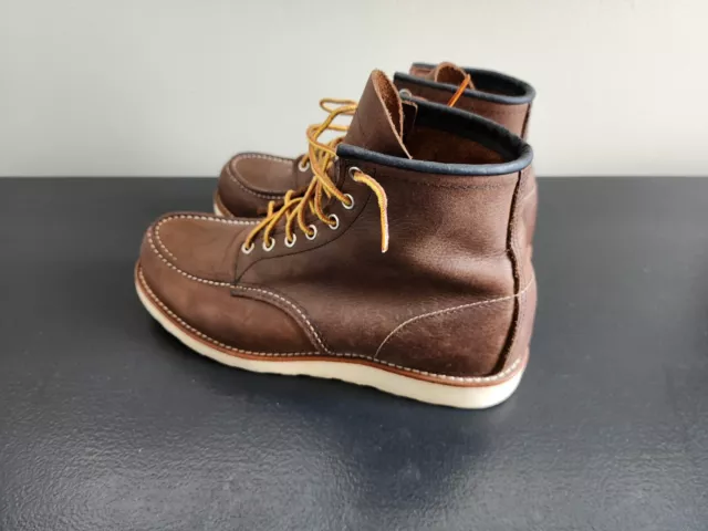 Red Wing Shoes Boots 8205 Boomer Brown Size 10.5D Genuine Leather EUC 3