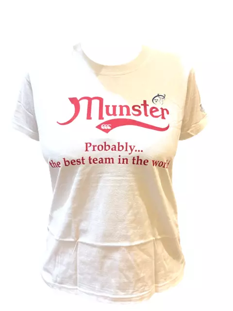 Vintage Womens Canterbury Munster Rugby Prob Best Team In The World T-shirt
