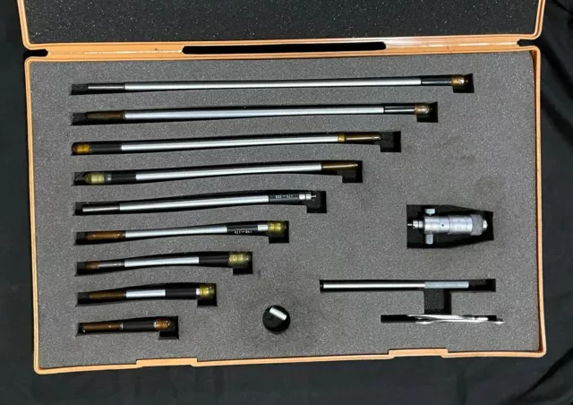 Mitutoyo Inside Micrometer Set Interchangeable Rods