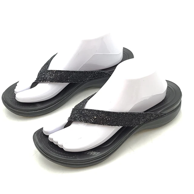 Crocs dual sales comfort thongs