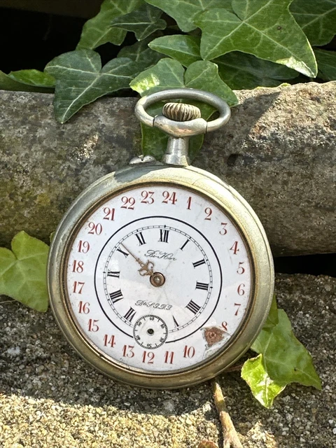 Ancienne Montre Gousset à Restaurer - Projet Pour Collectionneur Ou Amateur