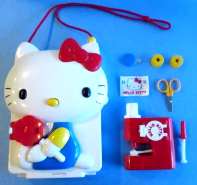 Vtg Sanrio Hello Kitty manual sewing machine Popon no Pon 1987 Takara Used JP