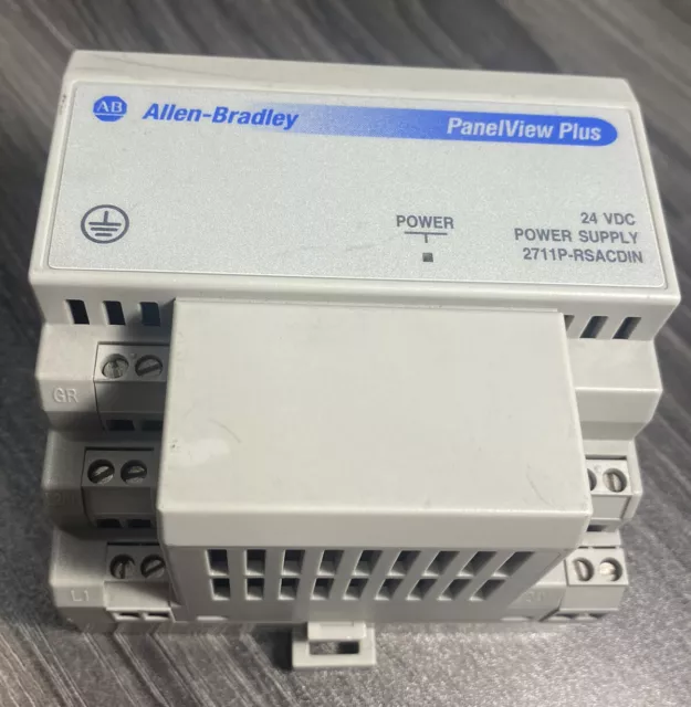 Allen Bradley 2711P-RSACDIN SER A REV A PanelView Plus 24VDC Power Supply - USA