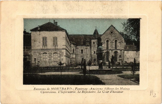 CPA AK Env. de MONTBARD - FONTENAY - Old Abbey of the Moines (586457)