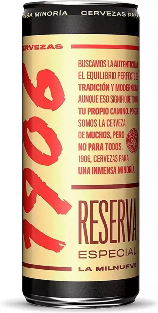 Cerveza 1906 Reserva Especial Paquete 10 Latas De 0,33 Lt Bebida alcohólica 6,5% 2