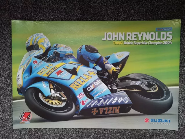 John Reynolds Rizlia Bsb Superbike Poster