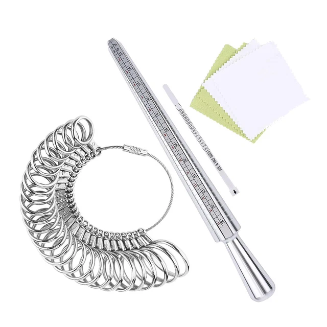7 Teiliges Ringgrößen Werkzeugset, DIY Schmuckgrößen Werkzeugset,