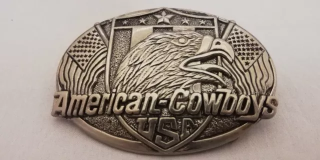 Neu Gürtelschnalle American Cowboys USA Eagle Biker Buckle Belt Top