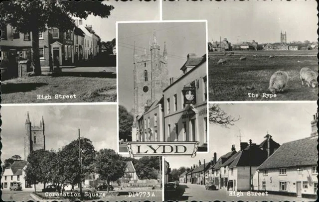 10927983 LYDD LYDD High Street Coronation Square Rype Schafe * Shepway ...