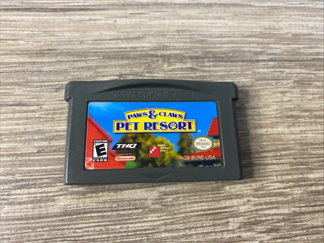 PAWS CLAWS: Pet Resort (Nintendo Game Boy Advance, 2006) EUR