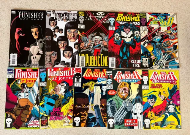 HUGE LOT of 100 PUNISHER Comic Books -- Main Titles -- All Pictured