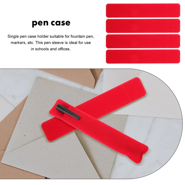 20 PCS PEN Bags for Gift Flocked Cloth Pencil Case Protector £6.26