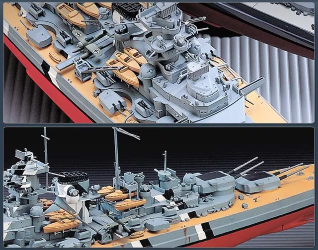Academy 1/350 German Pocket BattleShip Bismarck Plastic Model kit  #14109 2