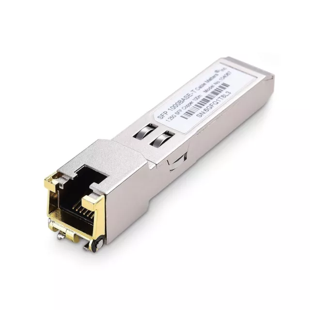 Cable Matters 1000BASE-T Gigabit SFP to RJ45 Copper Ethernet Modular Transceiver