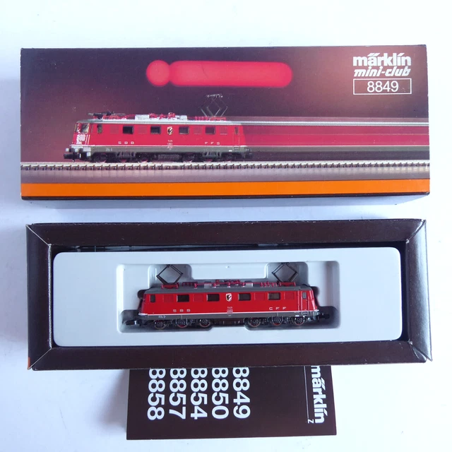 MÄRKLIN MINI CLUB spur z 8849 SBB E-Lok Serie Ae 6/6 +OVP EUR 133,00
