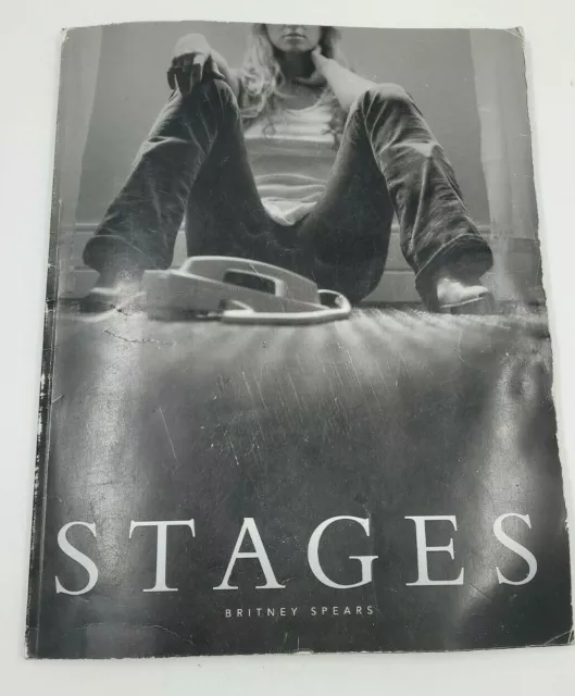 Brittney Spears "Stages" Photo Book ~ edge wear~ Includes poster