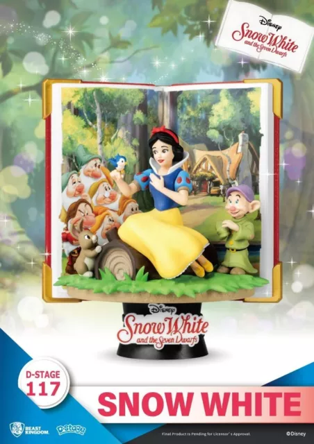 STATUA COLLEZIONE BIANCANEVE  D-Stage Story Book Disney H 13,5 cm