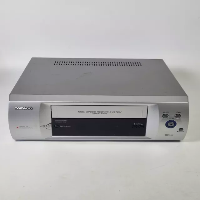 Daewoo ST220P VHS VCR Video Cassette Recorder with NTSC Playback Tested Working