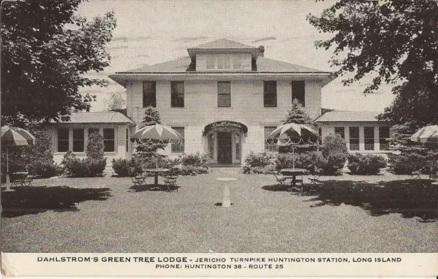 Huntington Station, NEW YORK - Dahlstrom Green Tree Lodge - 1944  Suffolk County