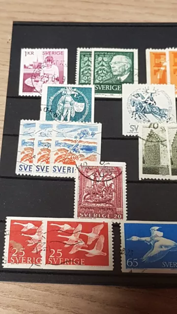 Konvolut / Lot 2 - alte Briefmarken aus Schweden - Sverige 2