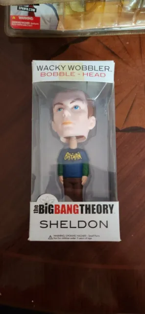 Funko The Big Bang Theory Sheldon Computer Monitor Sitter Bobble Head BRAND  NEW!