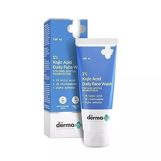 The Derma Co 1% Kojic Acid Face Wash with Niacinamide & Alpha Arbutin 100ml