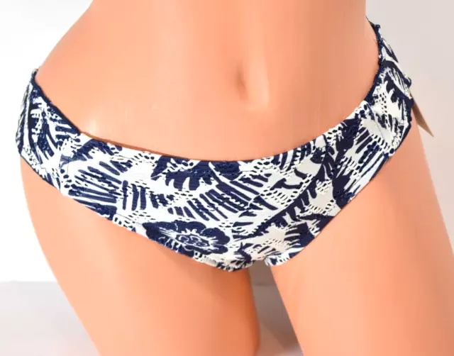 Women's Lucky Brand Hipster Black White Printed Bikini Bottom Size S NWT