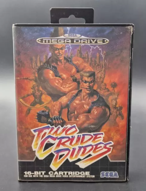 Two Crude Dudes - SEGA Megadrive Mega Drive - Sans Notice - PAL - Très Bon Etat