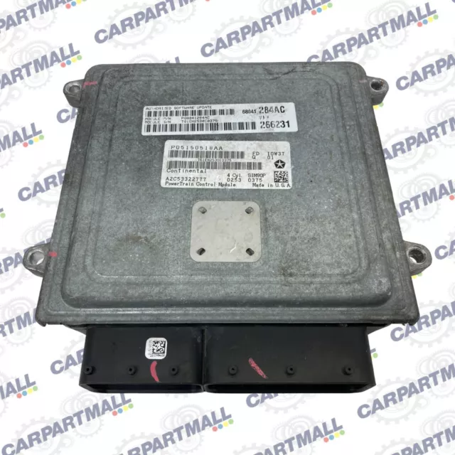 2010 10 Dodge Journey 2.4L Engine Computer Control Module ECM ECU PCM 68041284AC