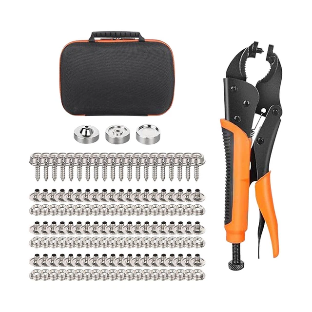kit 200 boutons fixation ensemble boutons fixation en métal